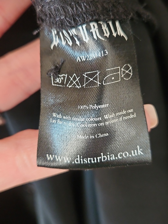 Disturbia Black Snake Dress Size 8 - Picture 7 of 9